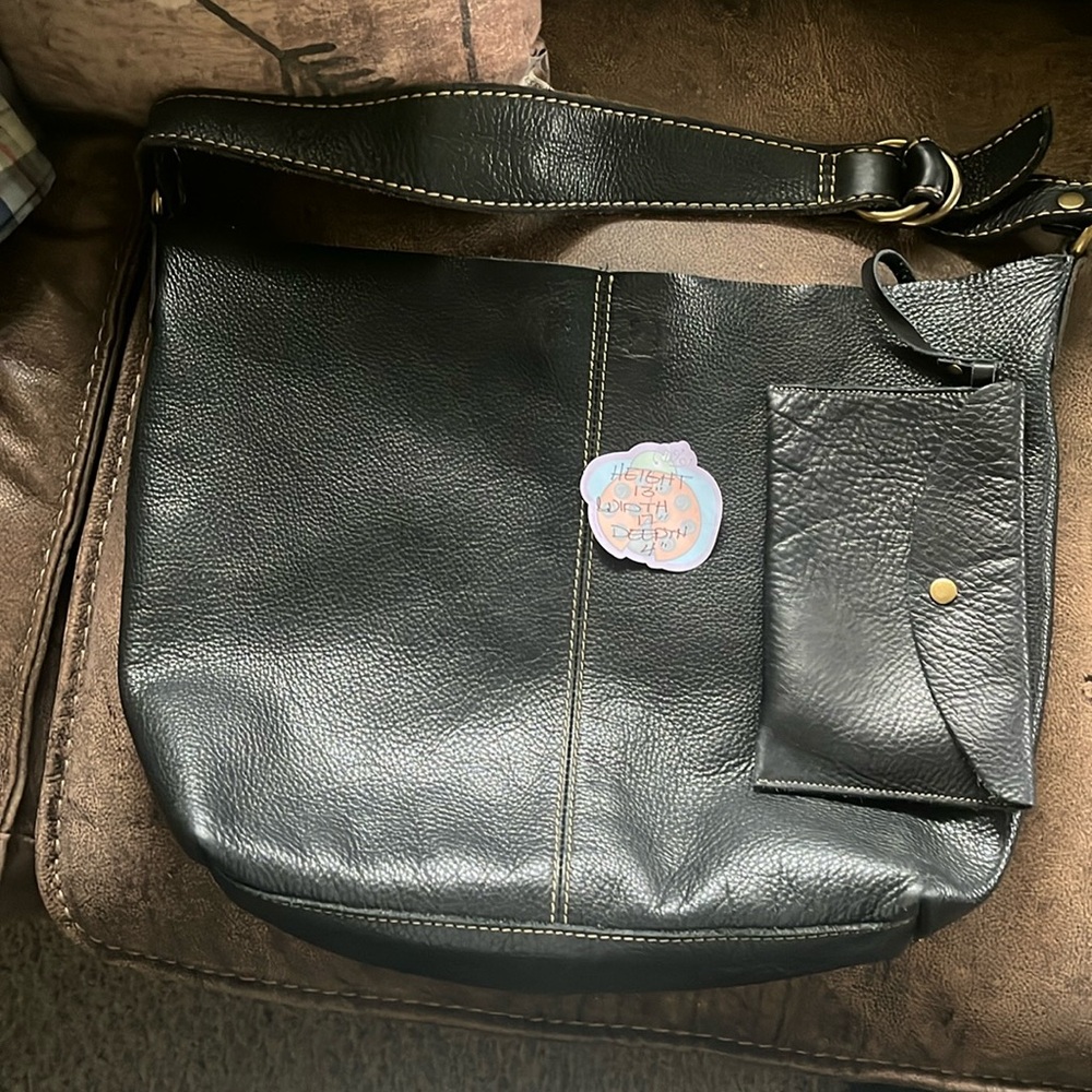 Lucky Brand leather tote